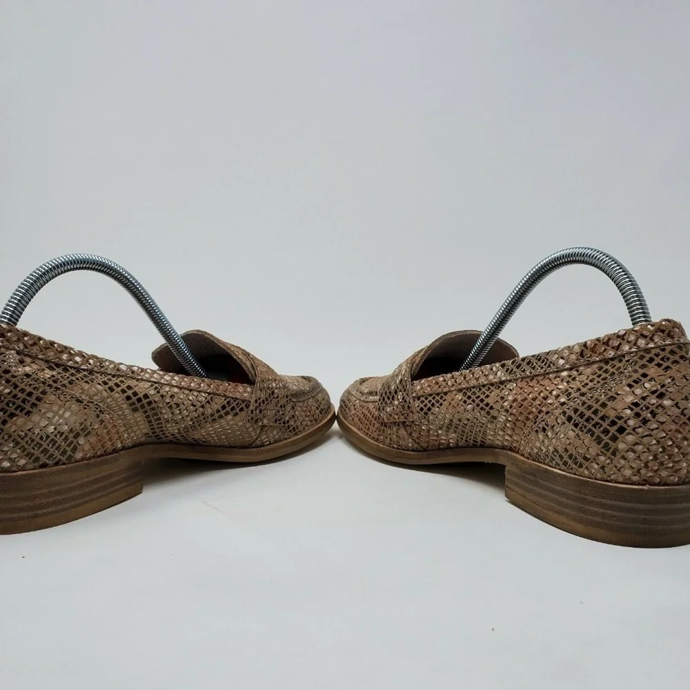 Anthropologie Seychelles Tiger Eye Penny Loafer
